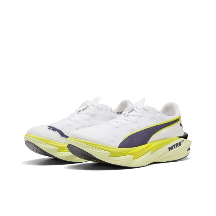 Puma Diviate Nitro Elite 4 Women's Racing White Running Shoes