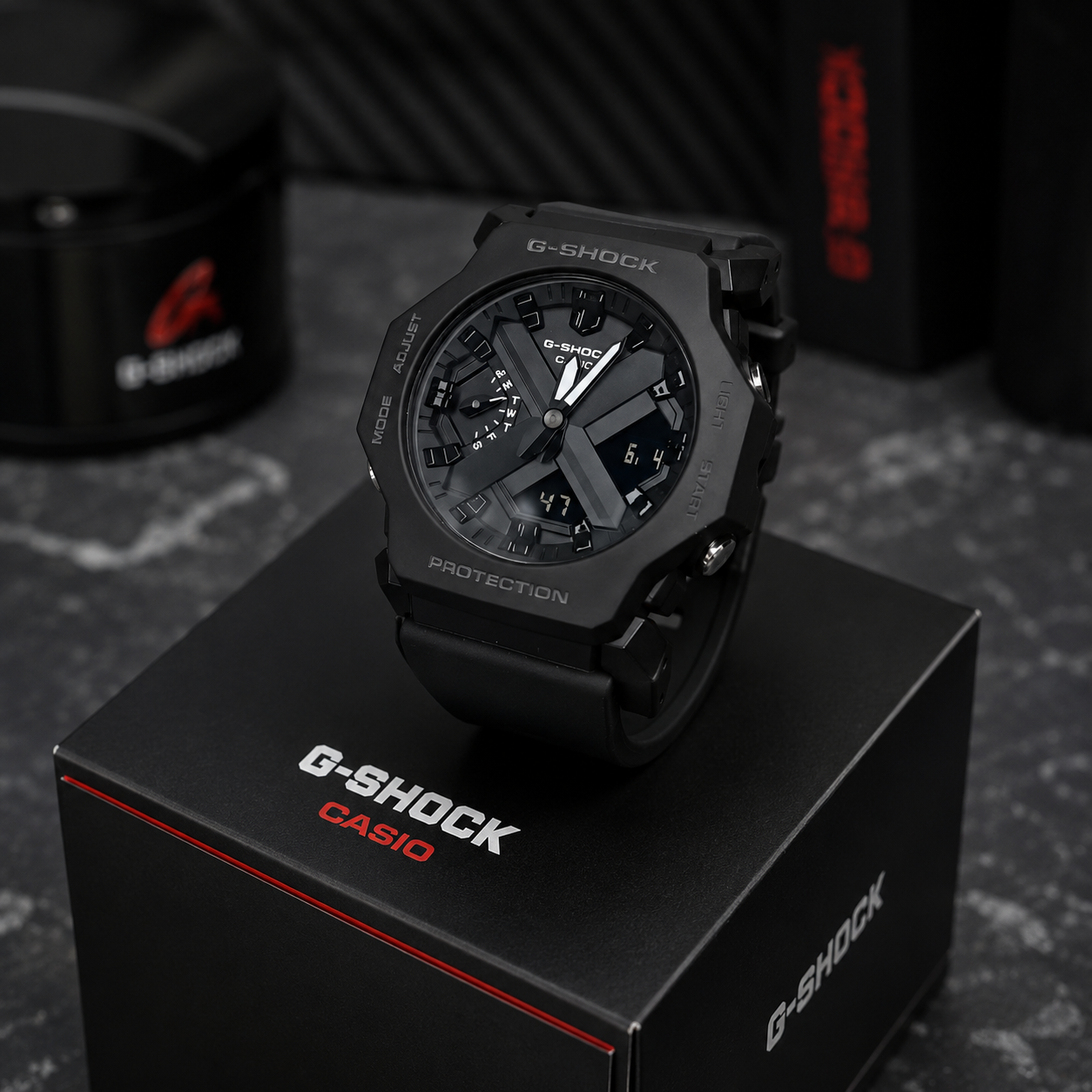 Ca_sio G-Sh_ock Black Analog Digital Sports Watch