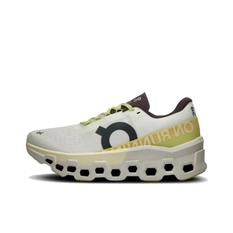 O_n Cloud Monster 2 cushioned, abrasion-resistant low-top casual running shoes for women, yellow