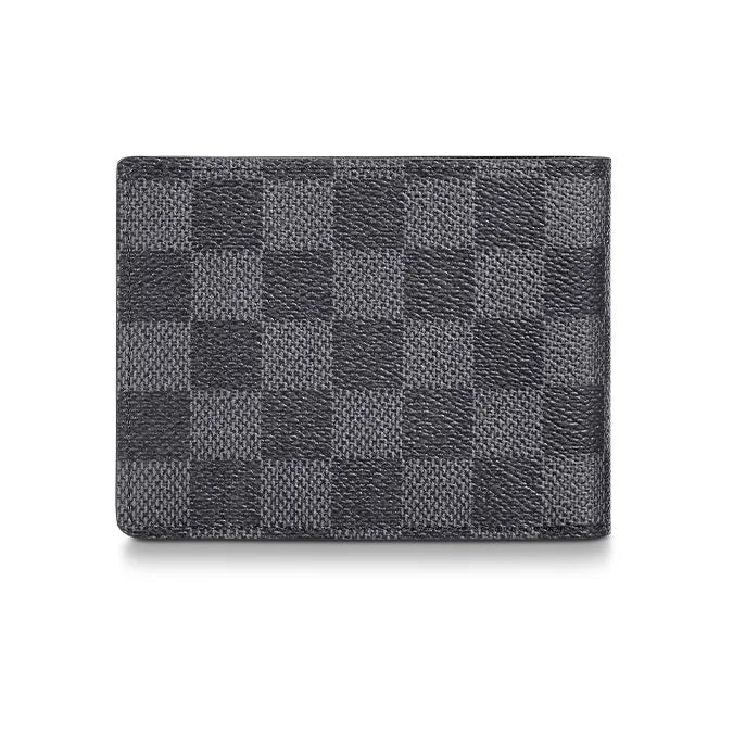 LouisVuitton Multiple Wallet Monogram Damier Graphite Black