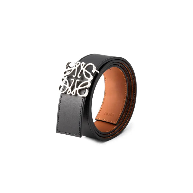 Loewe Angram Calfskin Leather Belt for Men