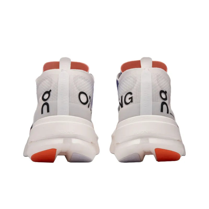 O_n Cloud_boom Strike Comfortable, Breathable Low-Top Marathon Long-Distance Running Shoes for Men, White, Orange