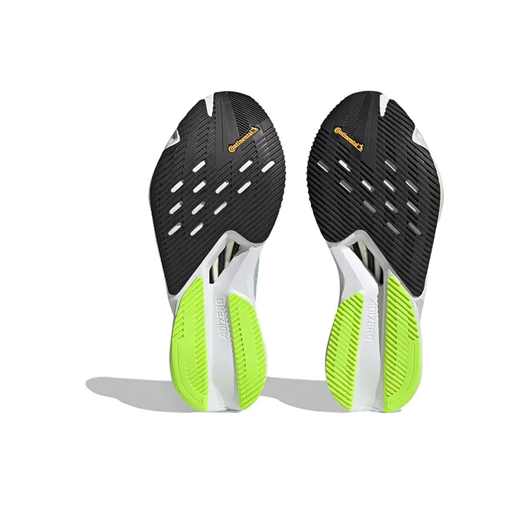 Adi_das adizero Boston 12 Mesh Low-Top Carbon Plate Running Shoes Women's Blue Silver Black