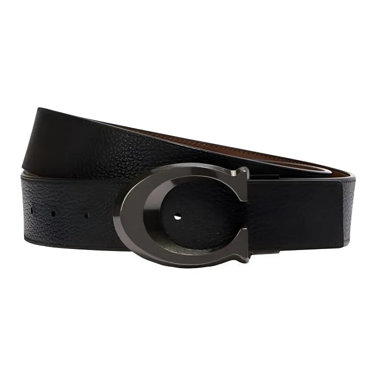 Coach Leather Belt Men