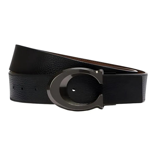 Coach Leather Belt Men