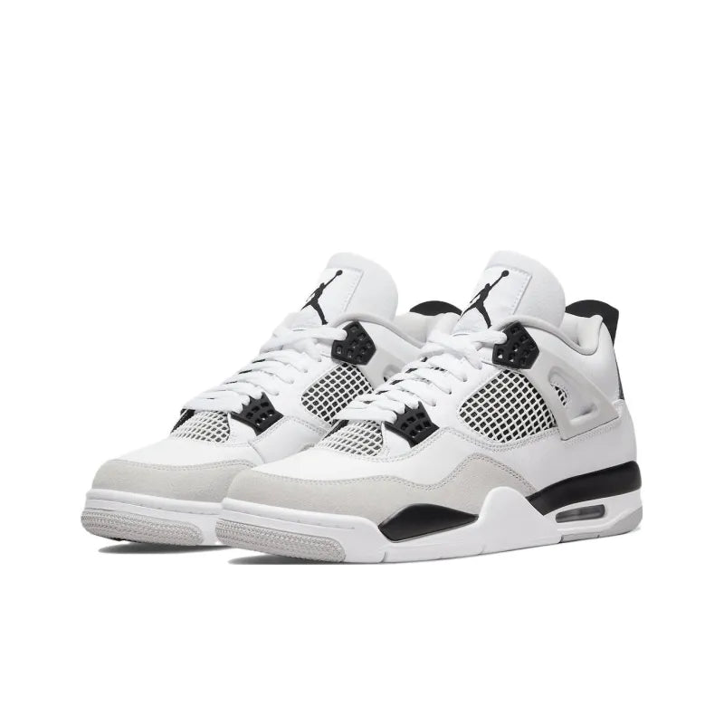 Jor_dan 4 Retro White and Black