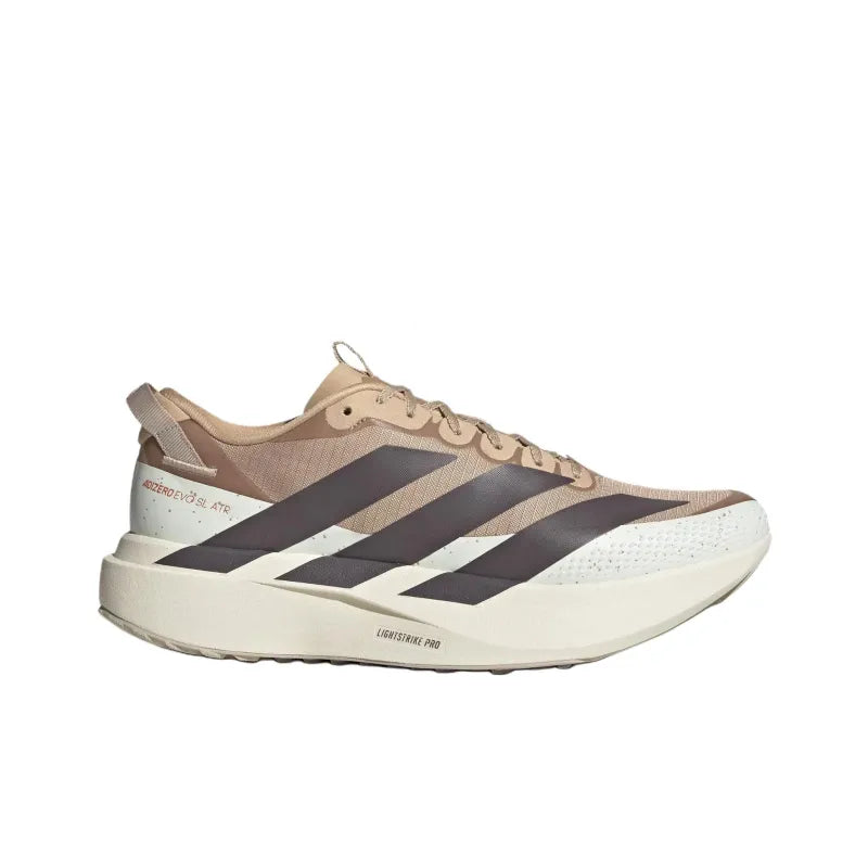 Adi_das Adizero Evo SL Marathon Running Shoes Unisex White Umber