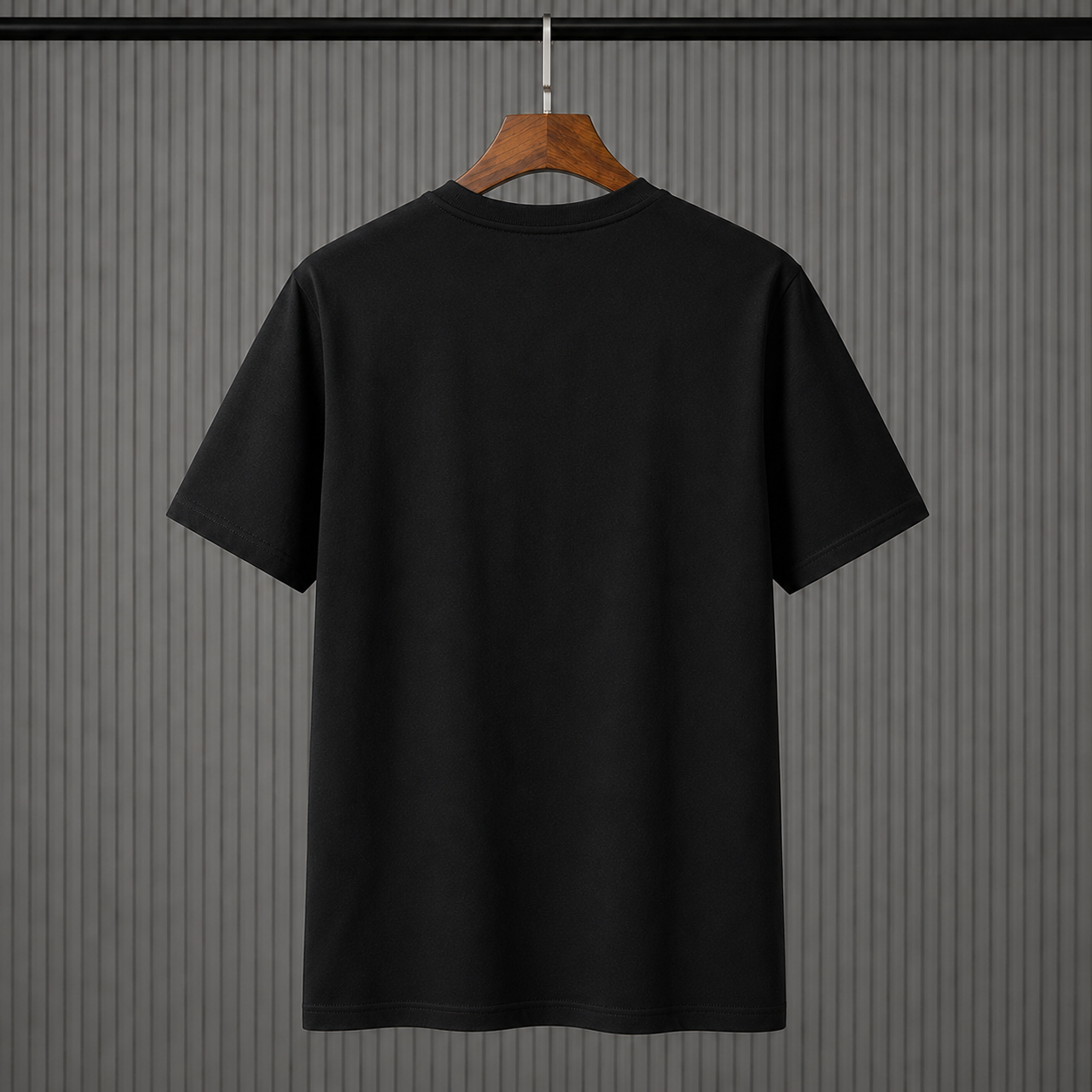 E_A7 Inspired Men's Premium Black Graphic Crew Neck Cotton T-Shirt