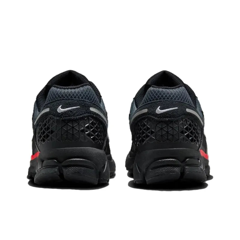 Ni_ke Zoom Vomero 5 Slip-Resistant and Abrasion-Resistant Low-Top Casual Running Shoes for Men and Women, Black and Red