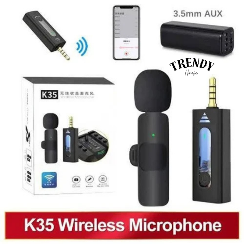 Crystal Clear Sound: K35 Wireless Microphone, Professional Mic