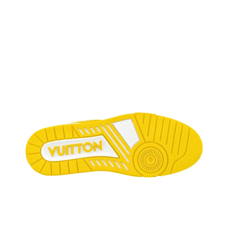 Lou_is V_uitton Trainer Low-Top Trendy Skateboarding Shoes Unisex Yellow