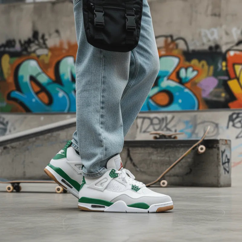 Jor_dan 4 x Nike Sb Retro Sp Pine Green