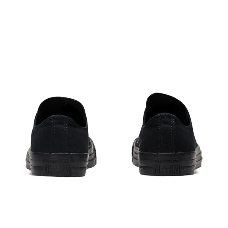 Conv_erse Chu_ck Tay_lor All Star Black Warrior Abrasion-Resistant Low-Top Canvas Shoes Unisex Black